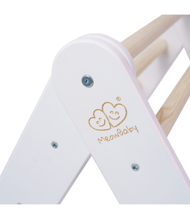 Klimrek | Klimladder | Wit met blauwe tent