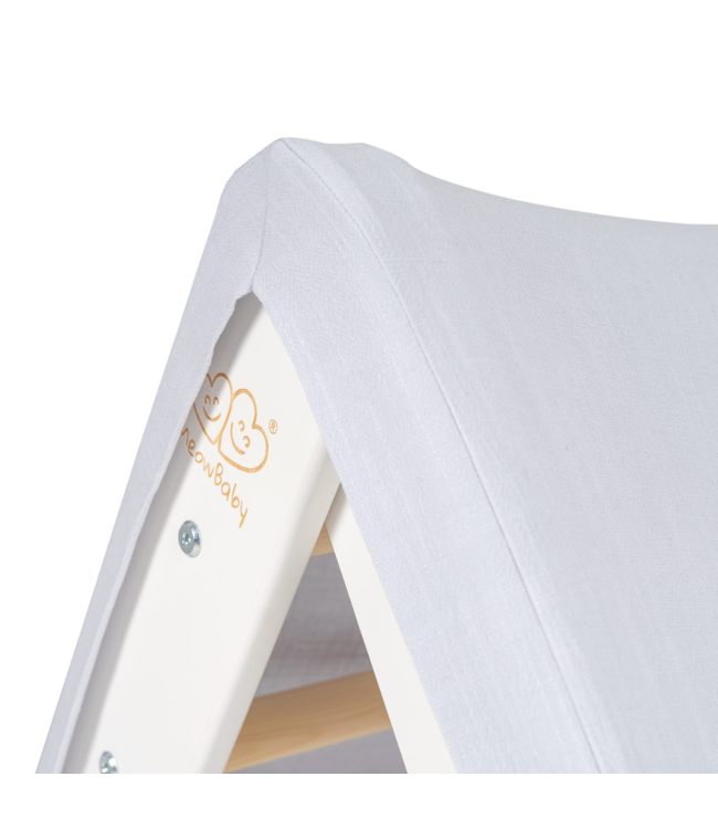 Klimrek | Klimladder | Wit met blauwe tent