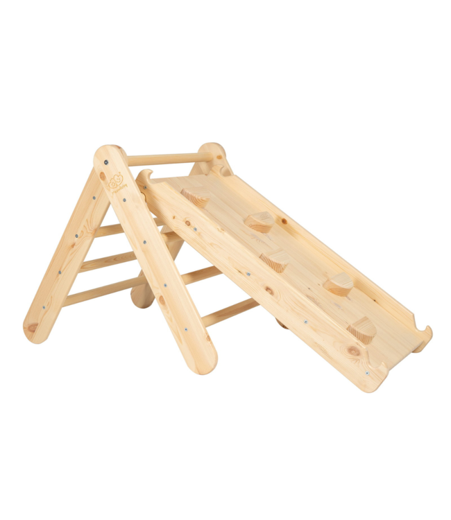 Klimrek | 2 in 1 klimladder | Naturel