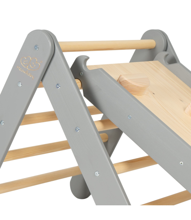 Klimrek | 2 in 1 klimladder | Grijs