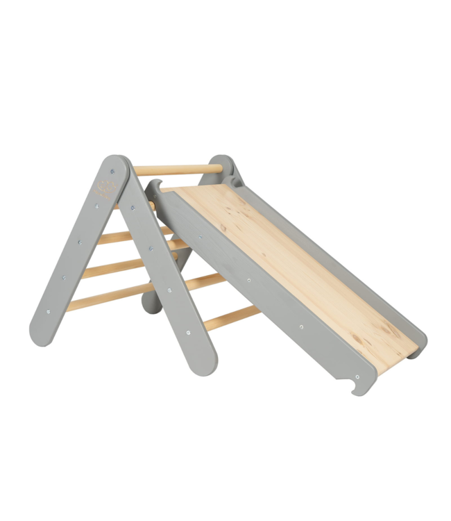 Klimrek | 2 in 1 klimladder | Grijs