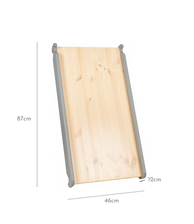 Klimrek | 2 in 1 klimladder | Grijs
