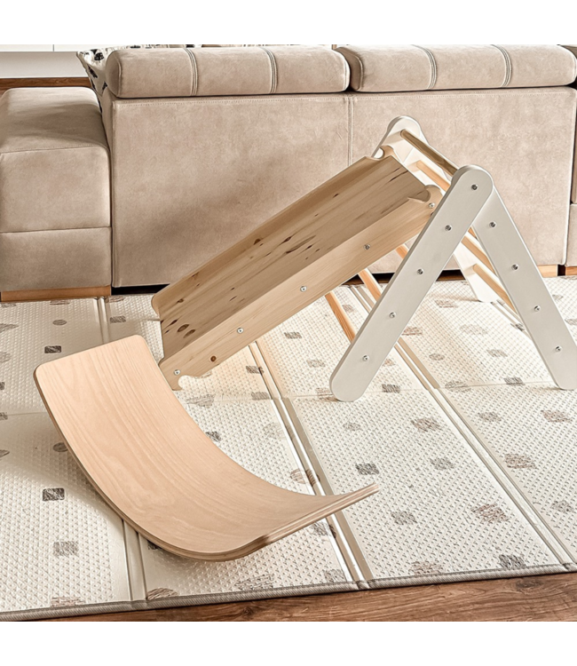 Klimrek | 2 in 1 klimladder | Grijs