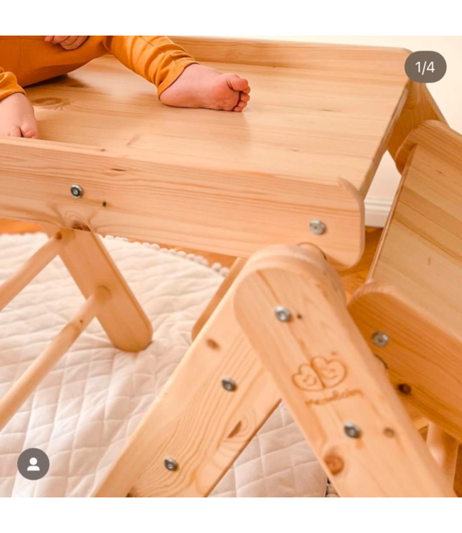 Klimrek | 2 in 1 klimladder | Grijs