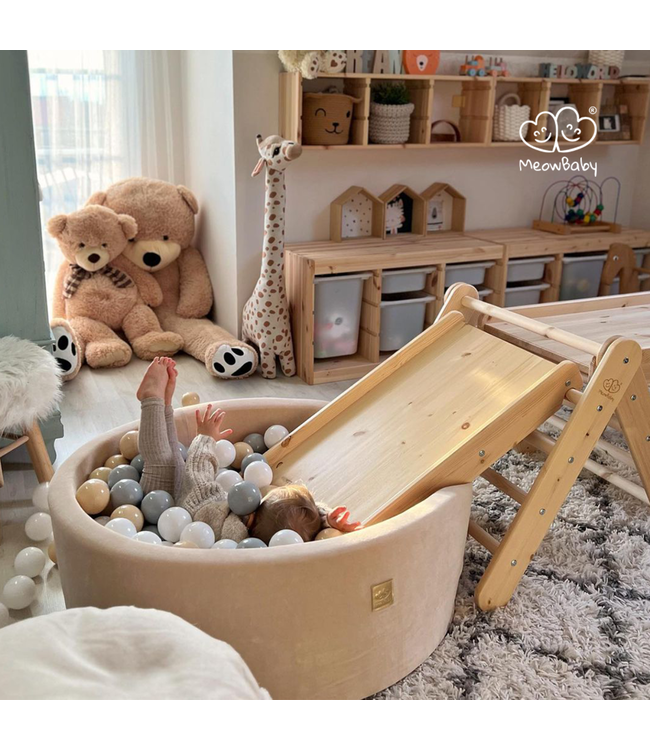 Klimrek | 2 in 1 klimladder | Grijs