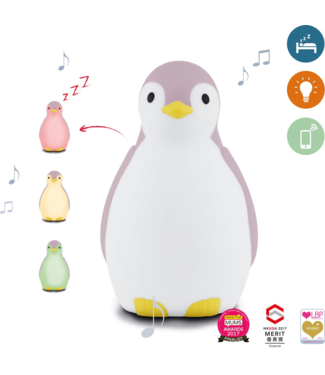 Zazu kids Slaaptrainer pinguïn Pam | Roze