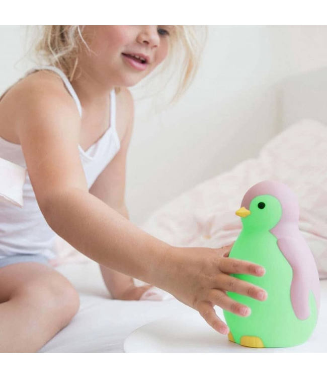 Slaaptrainer Pam de pinguïn | Roze