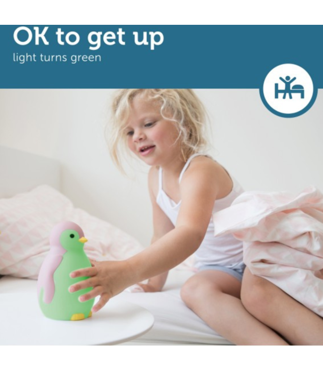 Slaaptrainer Pam de pinguïn | Roze