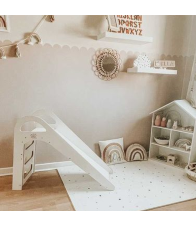 Glijbaan scandi|  Hout  | Wit
