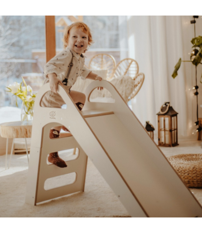 Glijbaan scandi|  Hout  | Wit