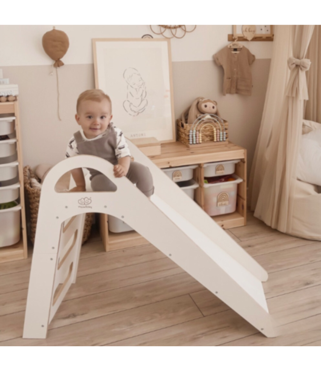 Glijbaan scandi|  Hout  | Wit