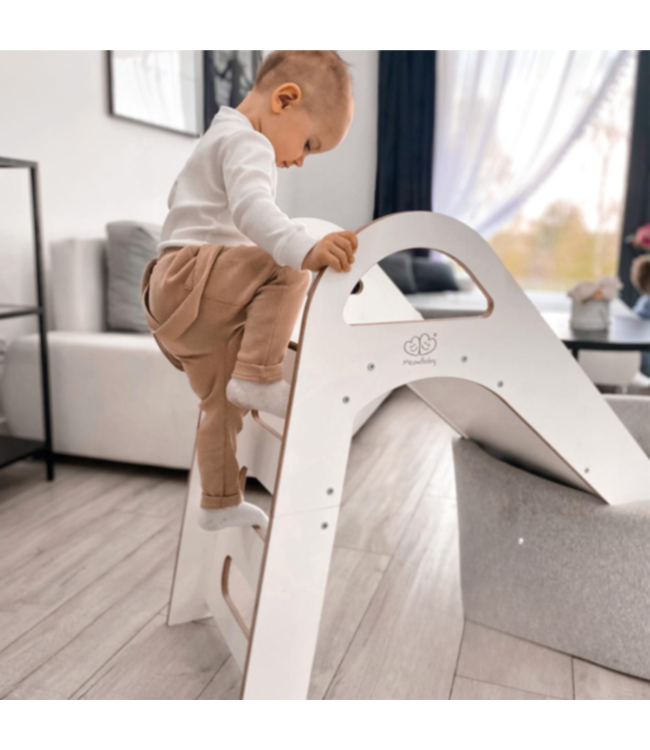 Glijbaan scandi|  Hout  | Wit