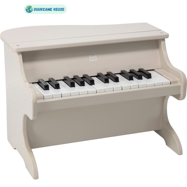 Holz-Kinderklavier in Nougat – stilvolles Musikinstrument für die Kleinsten