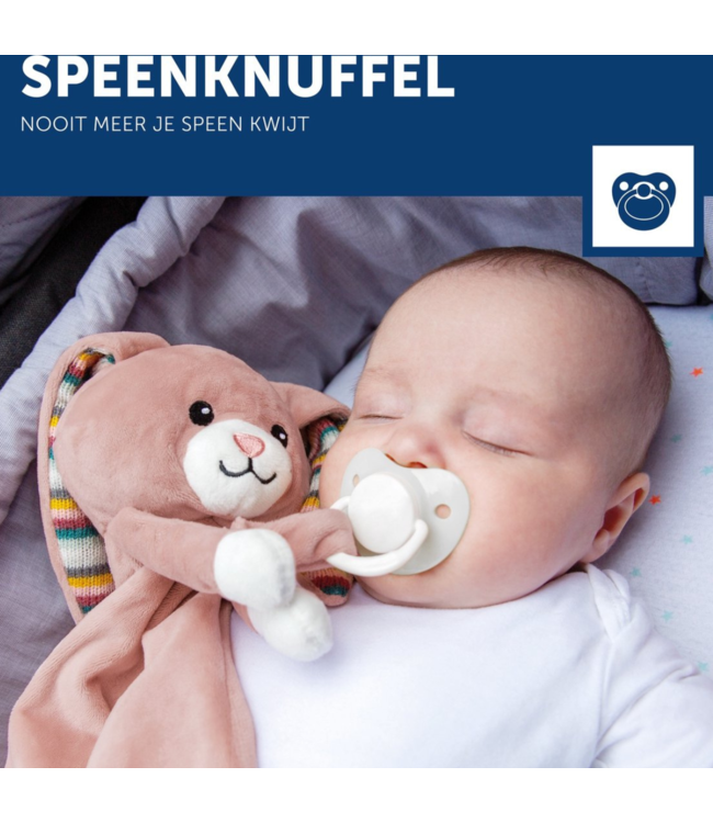 Hartslag knuffeldoekje Becky het konijn geeft baby’s geborgenheid met realistische hartslagfunctie