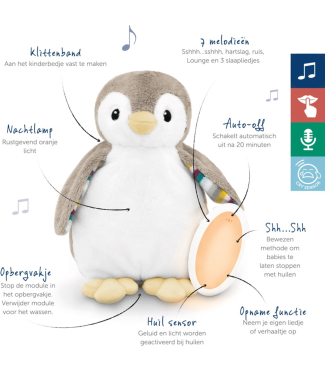 Hartslagknuffel Phoebe pinguin