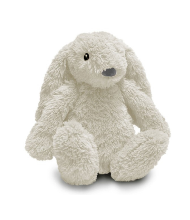 Ro het witte knuffelkonijn met hartslag en licht