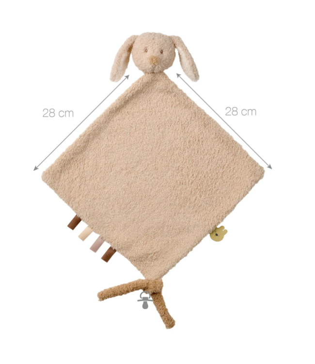 Knuffeldoekje konijn |  Teddystof