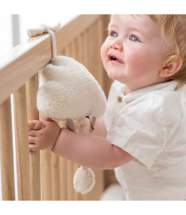 Muziekknuffel wolk – zachte wolkvormige knuffel met slaapmuziek