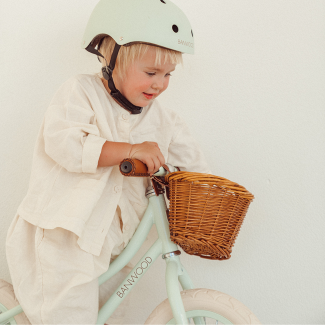 Loopfiets 12 inch in mint – stevige balansfiets voor peuters en kleuters