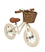 Vintage loopfiets 12 inch in crème – stijlvolle fiets om evenwicht te leren