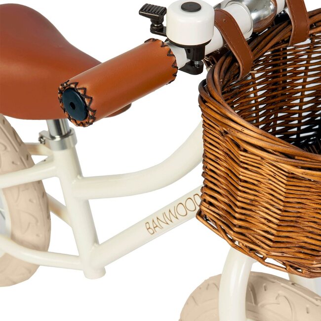 Loopfiets 12 inch | Wit | Lichtgewicht en wendbaar voor peuters