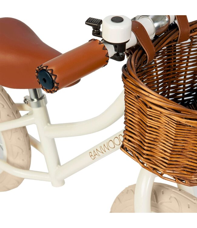 Loopfiets 12 inch | Wit | Lichtgewicht en wendbaar voor peuters