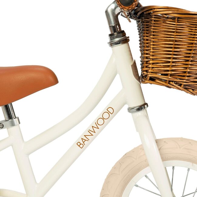 Balance bike 12 inch | White | Lightweight and maneuverable for toddlers