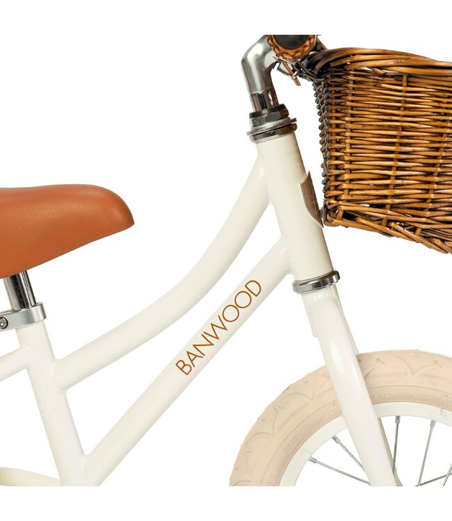 Loopfiets 12 inch | Wit | Lichtgewicht en wendbaar voor peuters