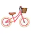 Koraalkleurige loopfiets 12 inch – licht, stevig en stijlvol