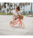 Koraalkleurige loopfiets 12 inch – licht, stevig en stijlvol