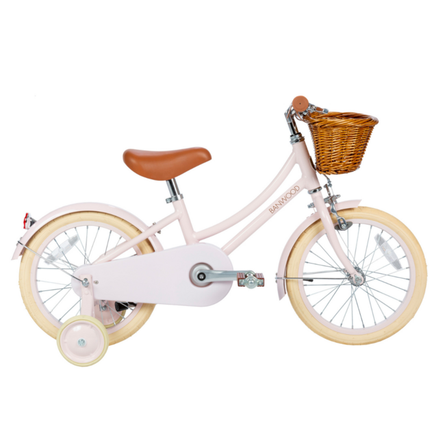 Sturdy and adorable kids' bike – 16 inch in pink with cute accents