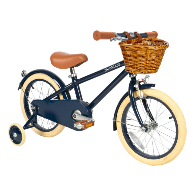 Vélo enfant 16 pouces avec dispositifs de sécurité | Bleu, durable et amusant
