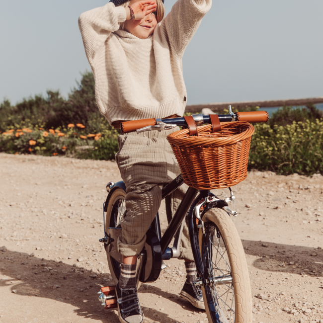 Vélo enfant 16 pouces avec dispositifs de sécurité | Bleu, durable et amusant