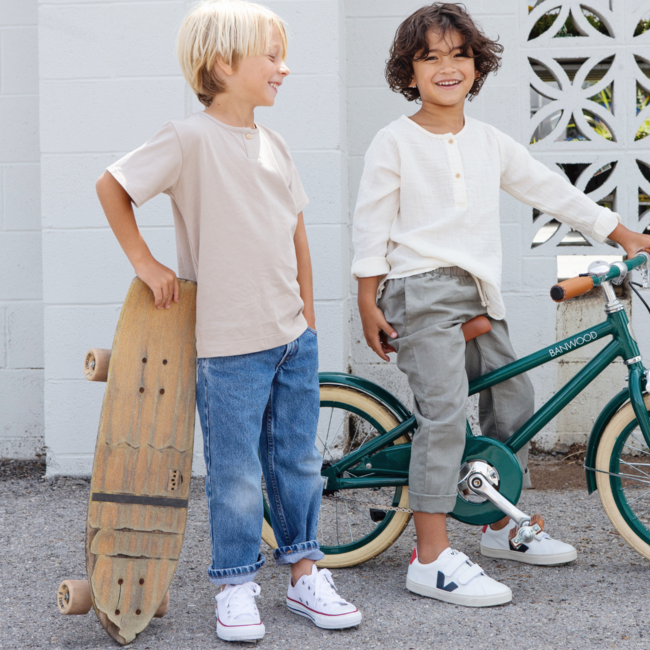 Vélo enfant 16 pouces avec dispositifs de sécurité | Vert, durable et amusant