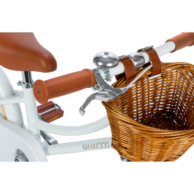 Kinderfahrrad 16 Zoll mit Sicherheitsfunktionen | Weiß, langlebig und spaßig