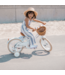 Kinderfiets 16 inch wit met mand, zijwieltjes en verstelbaar stuur