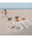 Kinderfiets 16 inch wit met mand, zijwieltjes en verstelbaar stuur