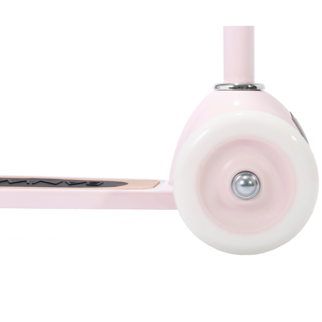 Rosa Kinderroller mit 3 Rädern – sicher und stabil für kleine Kinder