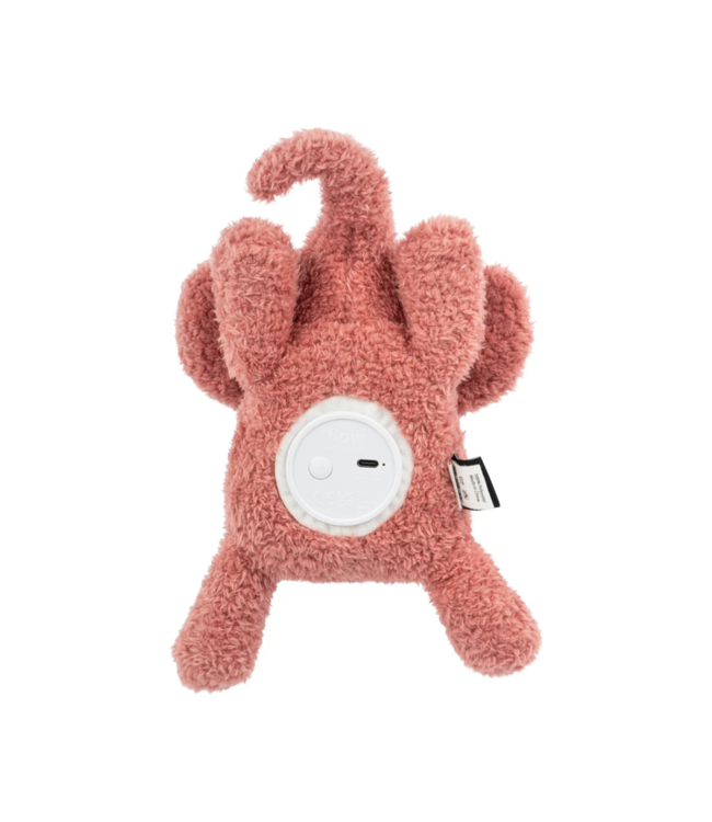 Zachte knuffelolifant met ingebouwd nachtlampje voor baby’s