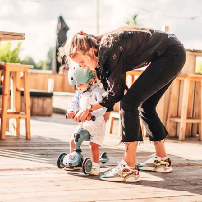 2-in-1 Step en Loopfiets voor Kinderen (1-5 jaar) – Steel