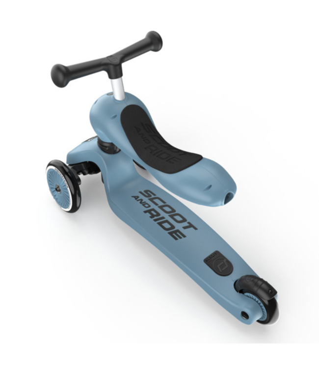 Highwaykick 1 | Loopfiets en step in één  | Steel