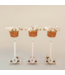 Mintgroene microstep met 3 wielen & mandje