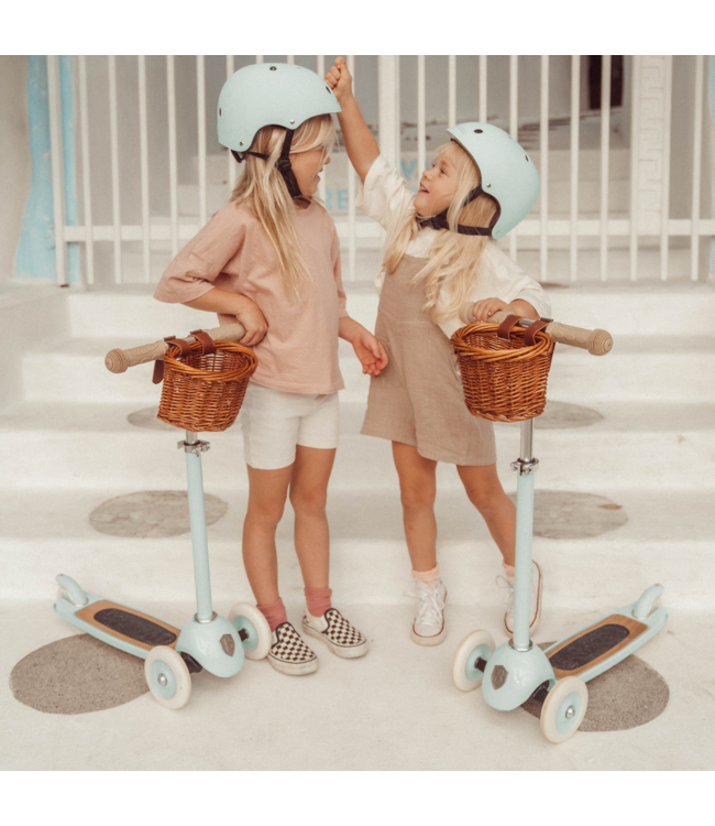 Kinderstep met 3 wielen in mint – stabiel, veilig en stijlvol voor jonge kinderen