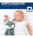 Hartslag knuffeldoekje Felix de vos |  blauw/grijs