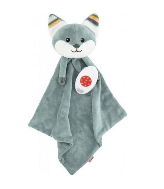 Hartslag knuffeldoekje Felix de vos |  blauw/grijs