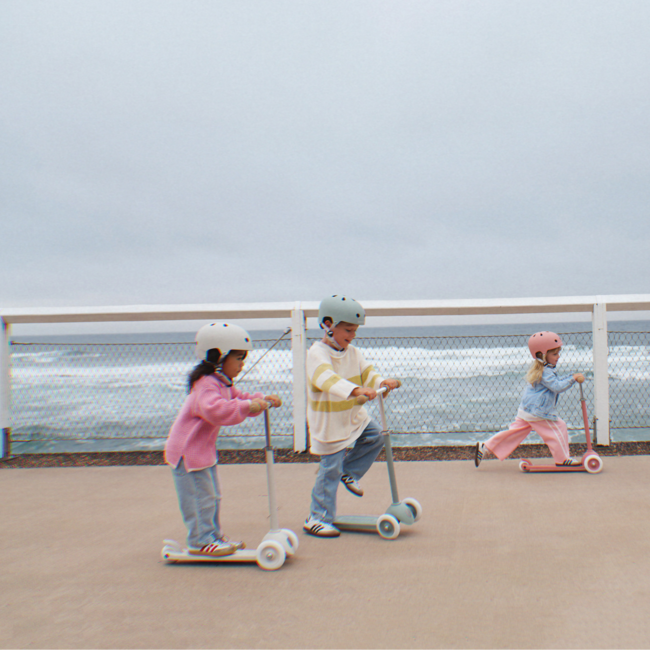 Kinderhelm | Klei grijs