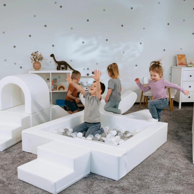 Blocs mousse party set XXL aux couleurs pastel pour grimper et jouer