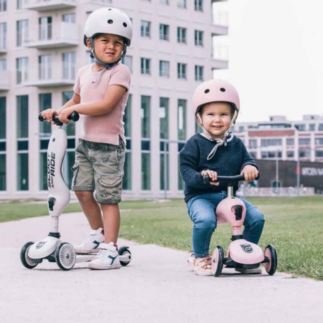 Kinderhelm | Roze  | Maat S