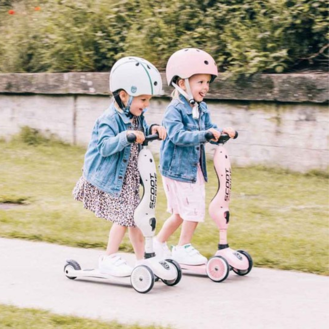 Kinderhelm | Roze  | Maat S