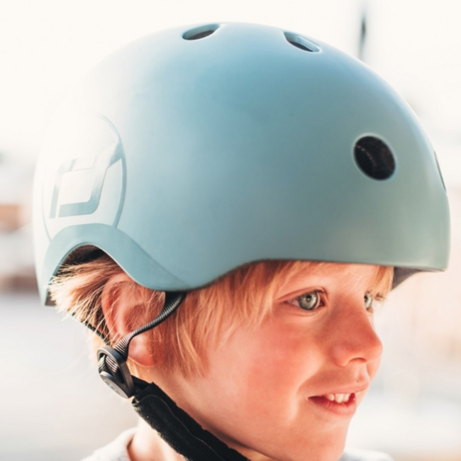 Kinderhelm | Steel   | Maat S